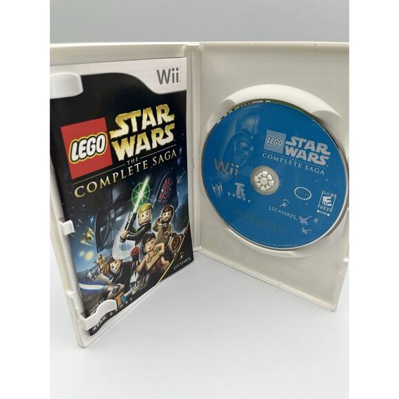 LEGO Star Wars - The Complete Saga (Wii, 2007) Free Shipping CIB TESTED - Picture 2 of 9